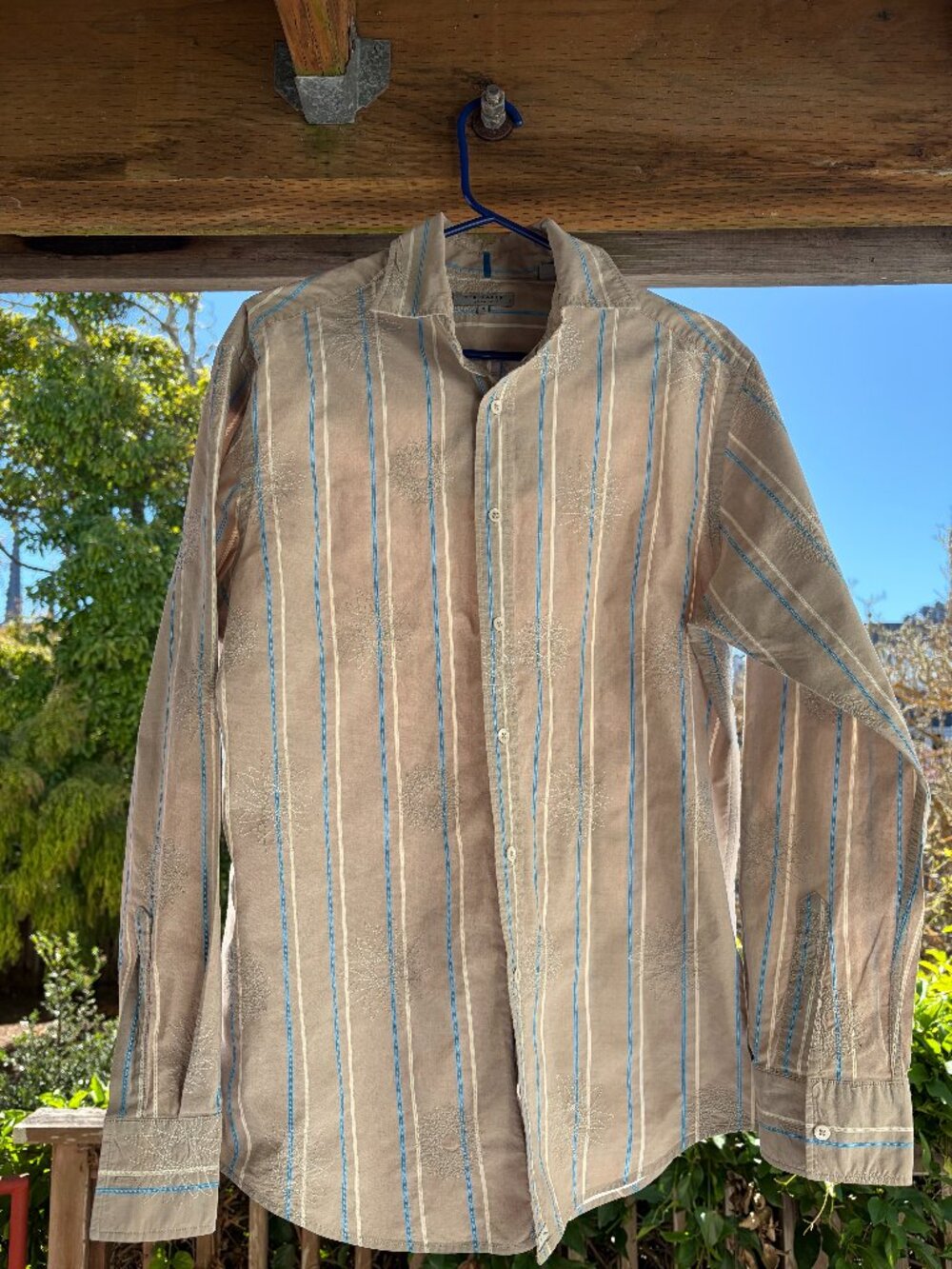 Cool Ted Baker Striped Shirt with Embroidery